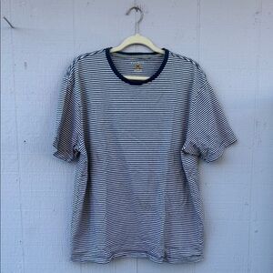 Club Room Navy and White Striped Tee